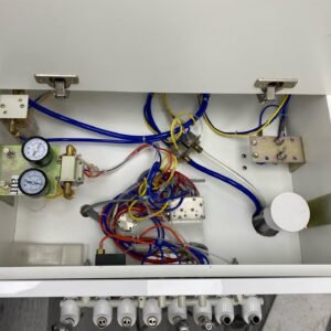 Rear Delivery System with Vacuum with Regulators for Air and Water